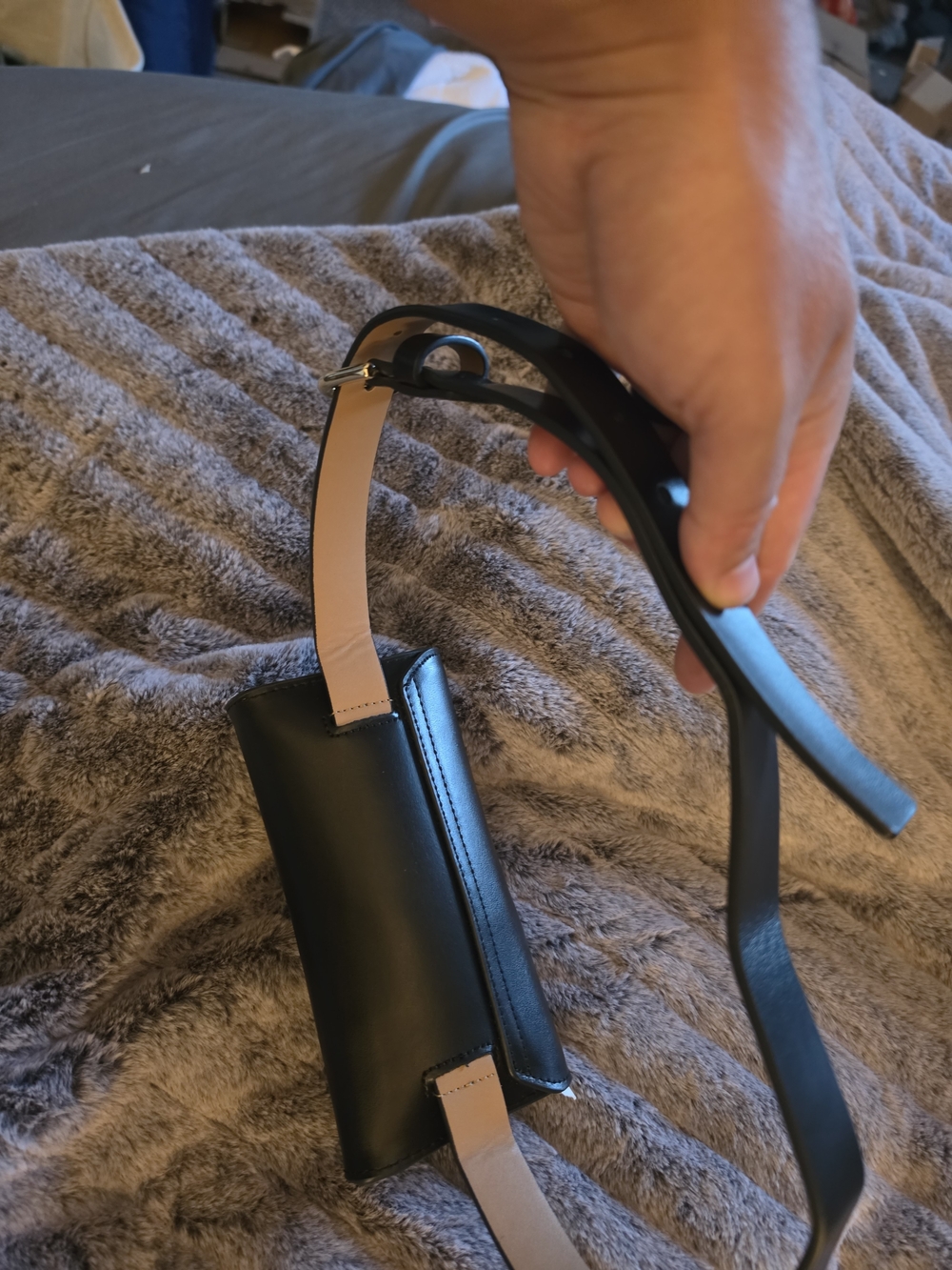 NWOT Kate Spade Black Bow Belt Bag - Picture 5 of 7